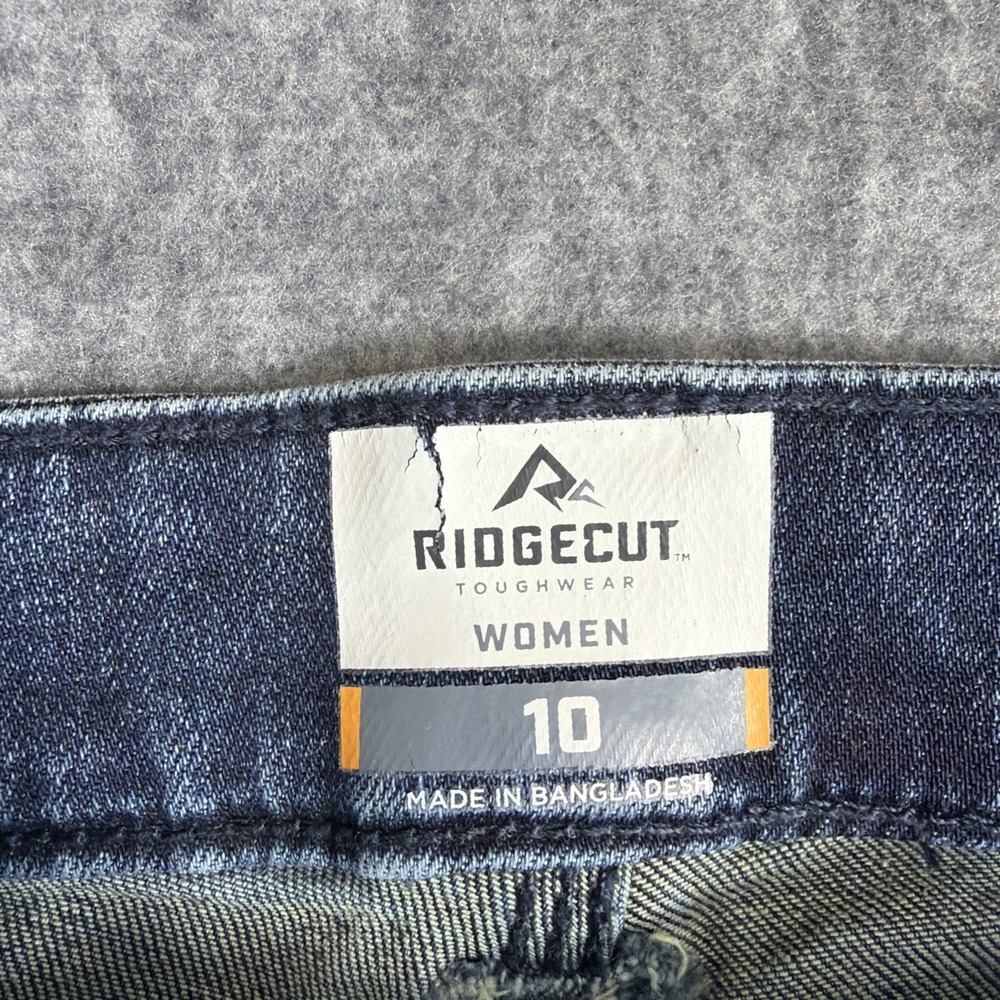 Ridgecut Toughwear Women's Size 10 Dark Blue Stretch‎ Carpenter - Picture 4 of 11